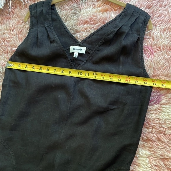 Splendid Collection Long Black Linen Dress - Picture 8 of 9